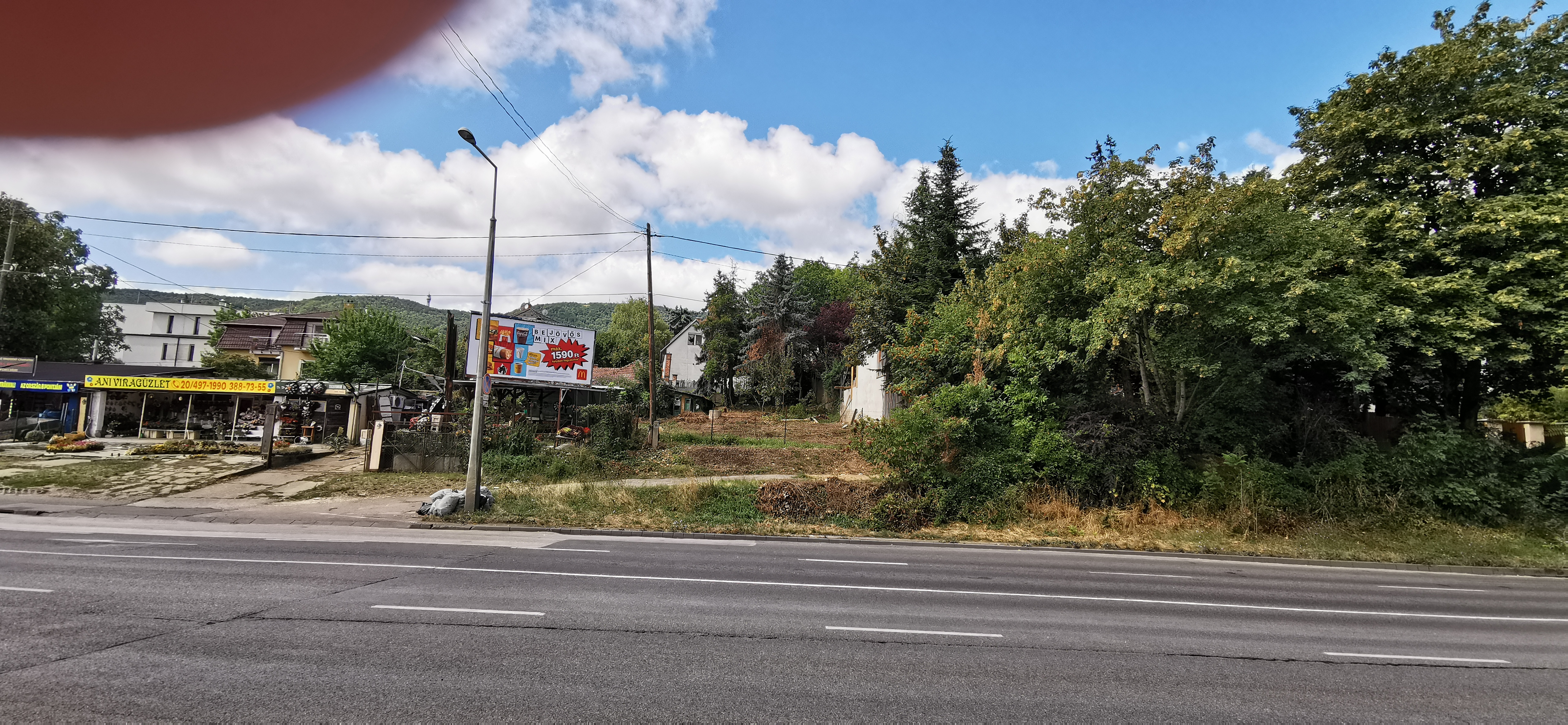 Bécsi út 278 — telek nézet 2