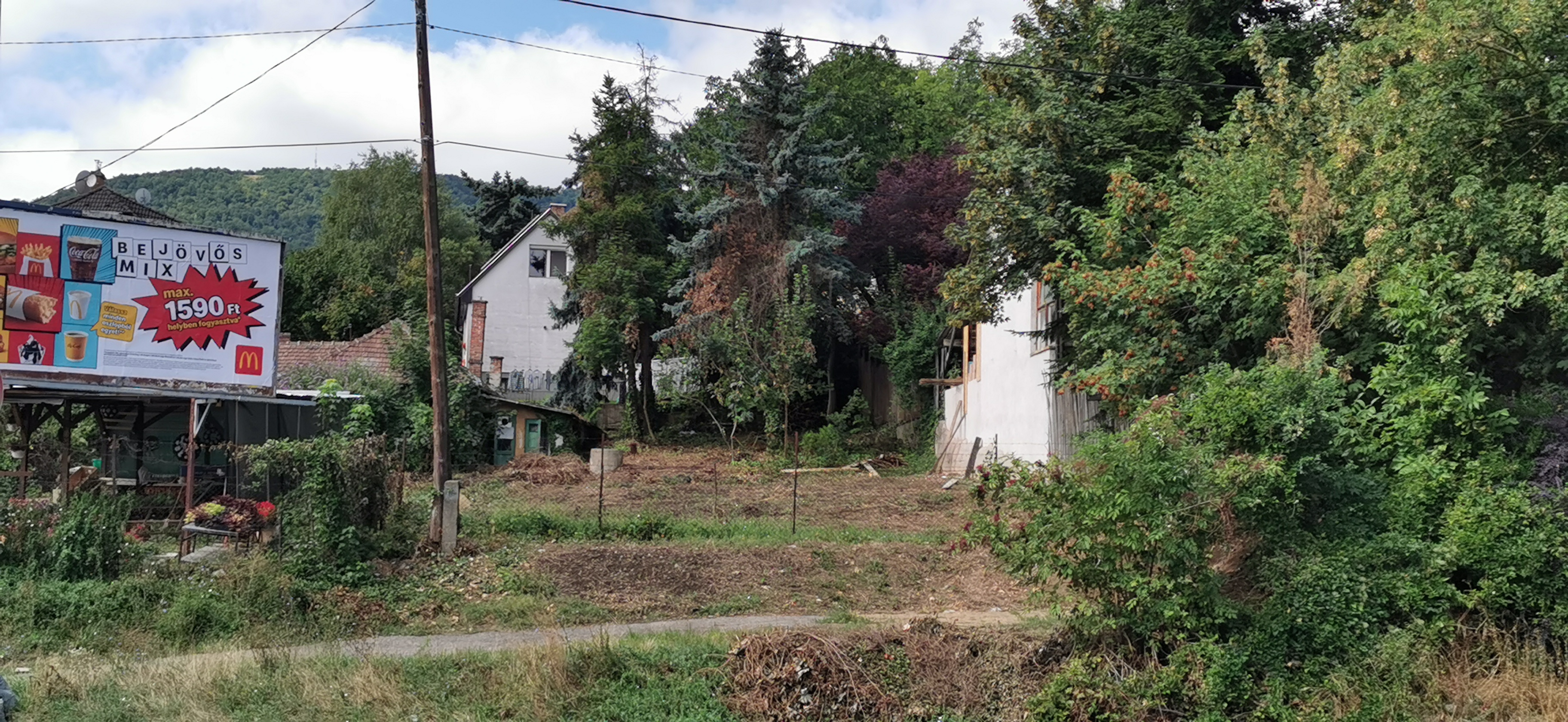 Bécsi út 278 — telek nézet 3